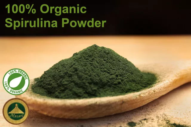 Organic Spirulina Powder 100% Organic Spirulina Dietary Supplement FREE Postage