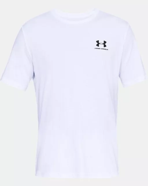 T-SHIRT  MAGLIA UNDER ARMOUR UA Sportstyle Logo MANICA CORTA 1326799-100 BIANCO