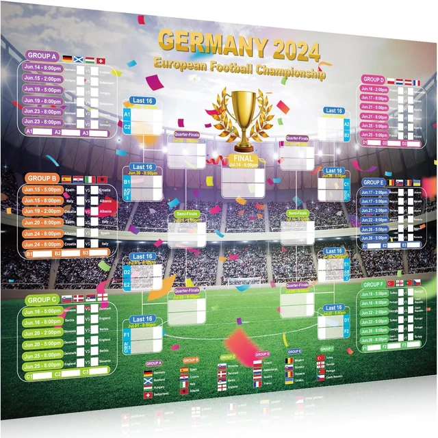 Football Wall Calendar 2025