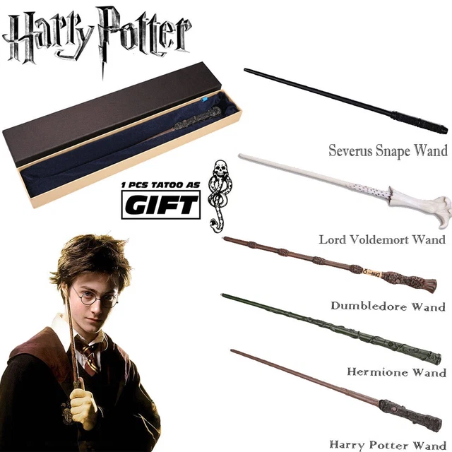 HARRY POTTER MAGIC LED Light Wand Hermione Dumbledore Wands Stick Boxed