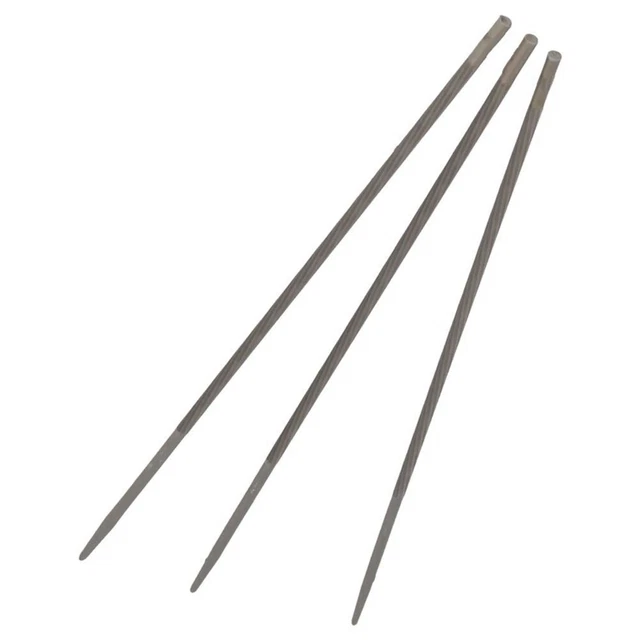3 Lime Tonde Per Catena Motosega 4 Mm - Manutenzione Catena, Affilatura Professionale - Foto 9
