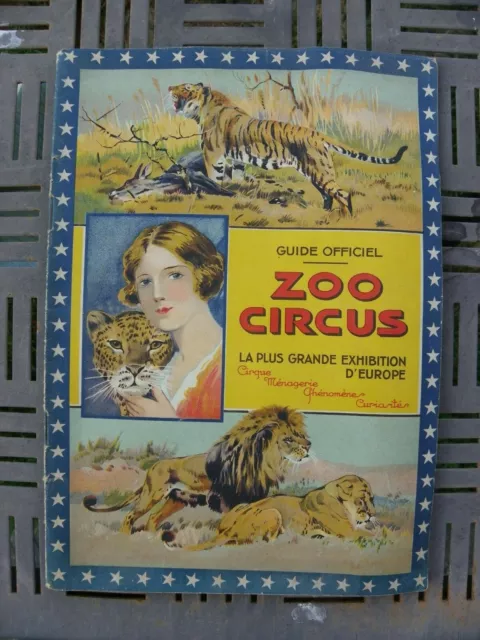 OLONZAC herault 34 cirque zoo circus guide programme