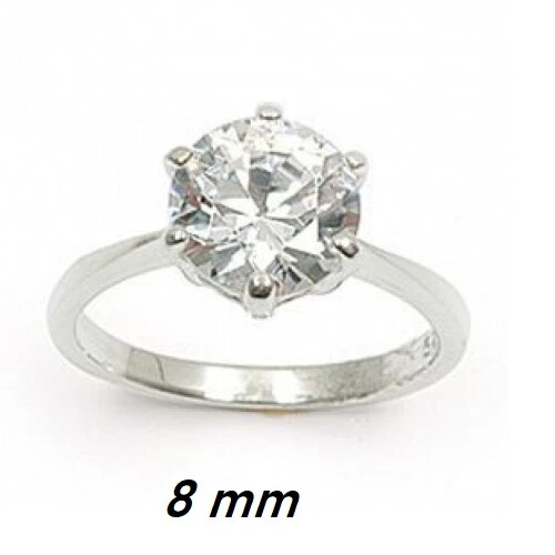 Bague Chevalière Dolly-Bijoux - Argent 925 Rhodié - Diamant Cz 15mm - Taille 54 - Neuf Avec étiquettes