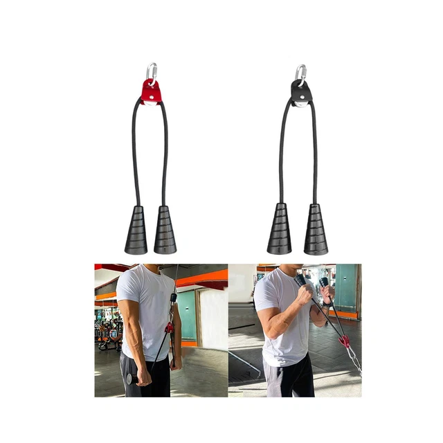 Elastique Musculation,Gym Corde De Triceps Abaissez Câble Corde Musculation Corde De Traction De