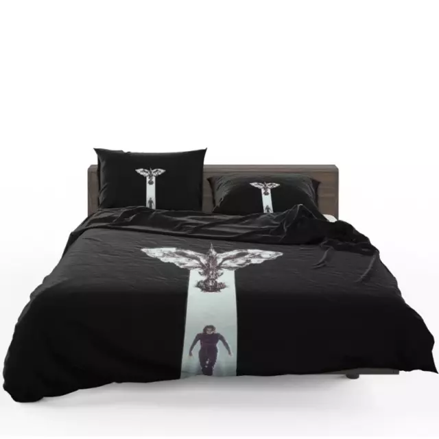 The Crow Movie Brandon Lee Quilt Duvet Cover Set Soft Bedding Comforter Cover