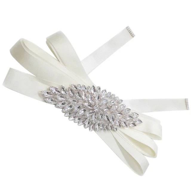 1 pz abito da sposa cintura grande strass decorazione abito da cocktail cintura per festa