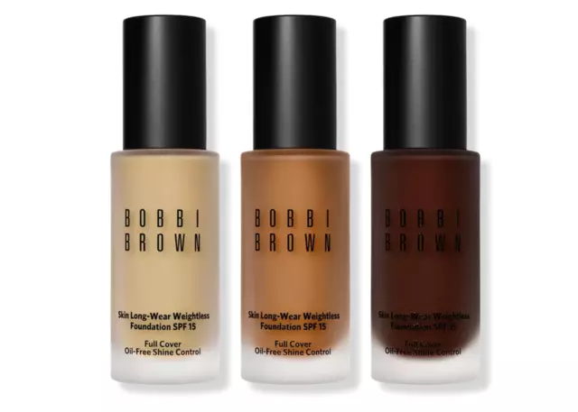 BOBBI BROWN Skin Long Wear Weightless Foundation SPF 15 1 oz CHOOSE+ FREE SHIP