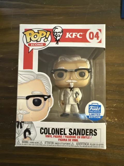 Funko Pop Icons 04 Kfc Colonel Sanders Funko Shop Exclusive