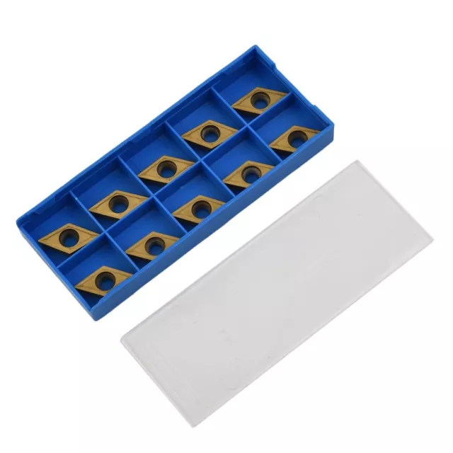 Lames d'inserts en carbure de haute qualité pour tour porte-outils lot de 10 3