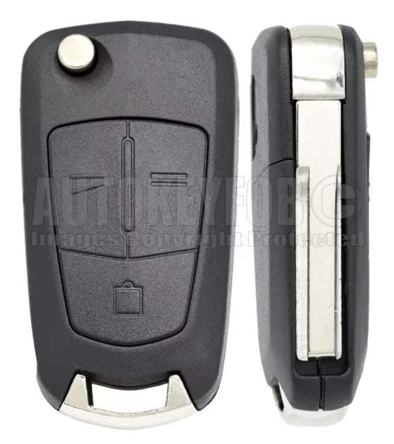 3 Button Remote Key Fob Case-Shell For Opel-Vauxhall Signum Vectra C Op18