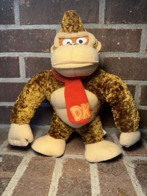 Nintendo DONKEY KONG Plush - Stuffed Animal 2004 8” KellyToy Mario