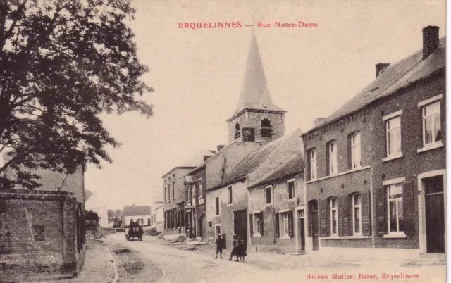 Belgique - Erquelinnes - Rue Notre Dame - Carte Neuve.