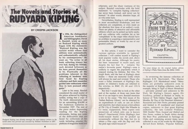 The Novels And Stories Of Rudyard Kipling. This Is An Original Article Separated