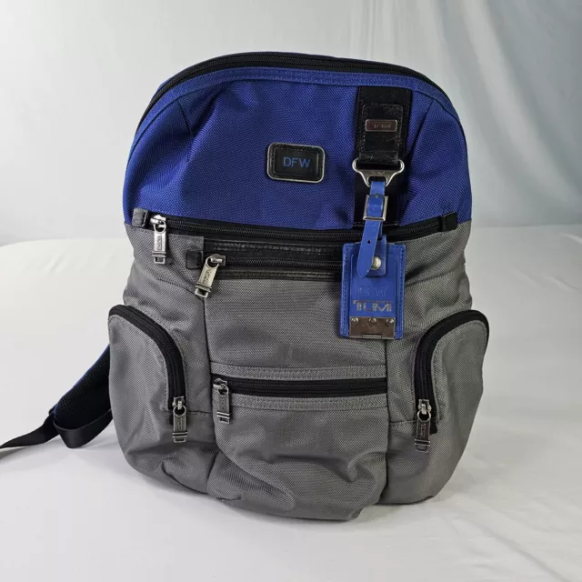 TUMI Alpha Bravo Knox Backpack Blue/Gray  22681