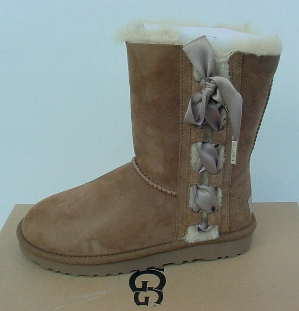UGG Australia Femmes Bottines Marron Pala Lacet Daim 1017531 Sz 5 6 Nib