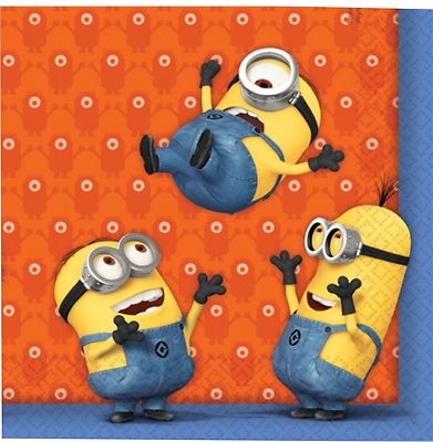 Stuart CATTIVISSIMO ME MINION 8 x Party Piatti Carta Minion Party-Dave Kevin 