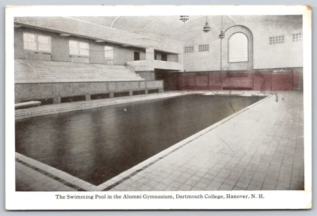 Postcard Swimming Pool in Alumni Gymnasium, Dartmouth College, Hanover NH S102