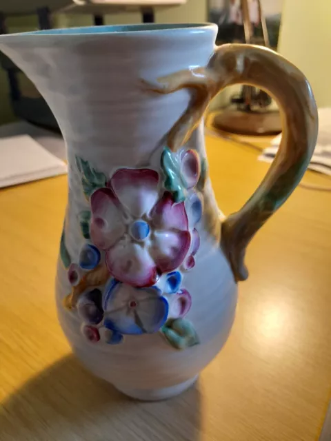 Clarice Cliff Jug/Pitcher - " My Garden" Pattern