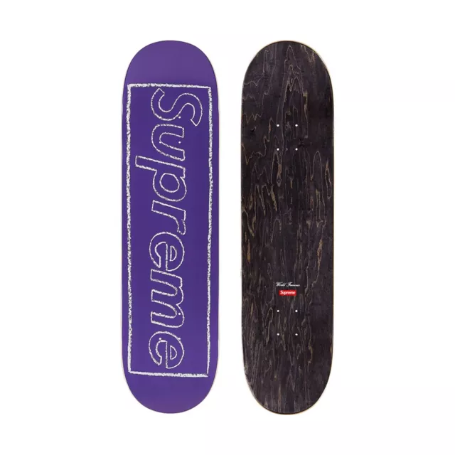 Louis Vuitton × Supreme Skateboard Deck Color Brown × Black Super Rare