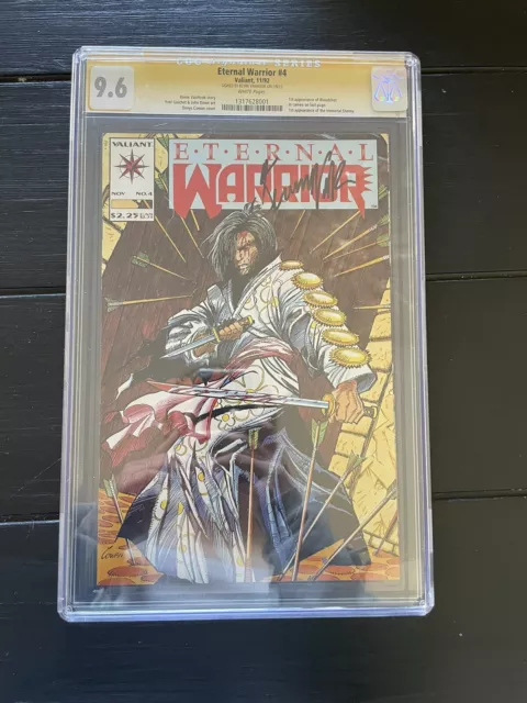 Eternal Warrior 4 CGC SS 9.6 Kevin Van Hook First Appearance Bloodshot