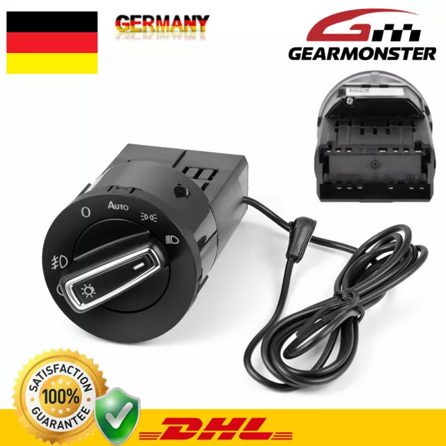 SCHEINWERFER LICHT SENSOR Lichtsensor Schalter 5ND941431 Für VW Golf MK5  Tiguan EUR 34,45 - PicClick DE