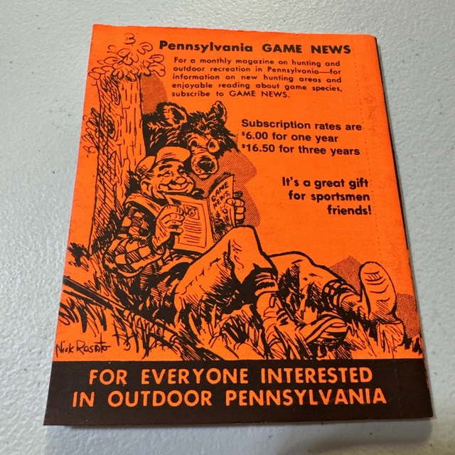 PENNSYLVANIA HUNTING TRAPPING Magazine Regulations 19851986 £3.95