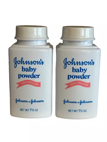 2X Johnson's Baby Powder w/ Talc 1.5 oz Pink Vintage NEW Sealed, Travel Size