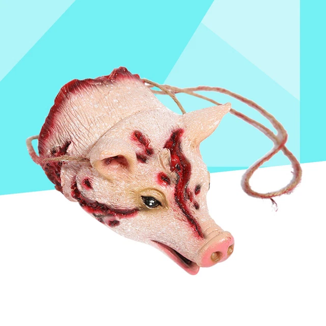 Masque De Clown Halloween Effrayant En Plastique - Accessoire Déguisement Fête Horreur