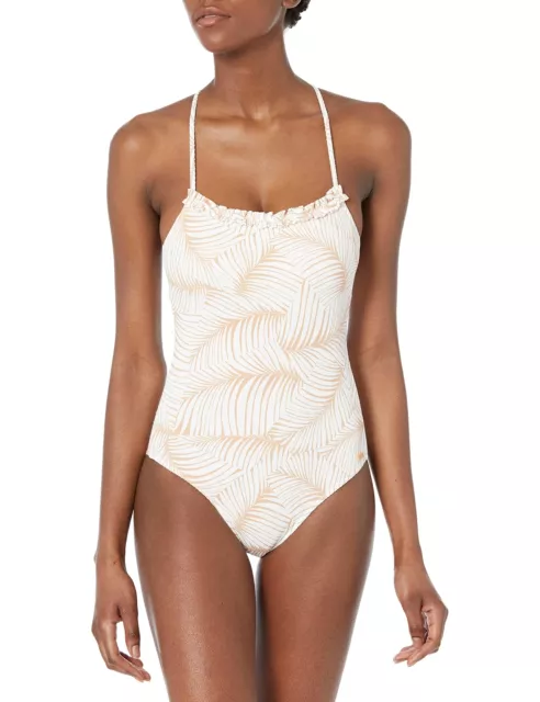 MSRP $98 Roxy Womens Standard Dreams One Piece White Size XS