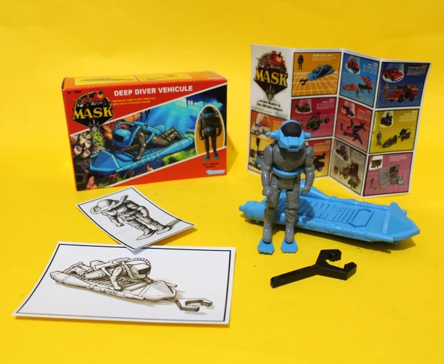 Figurine Fan Art M.A.S.K. - Personnage Matt Trakker "Aventure Nucléaire" - Création Originale Neuve