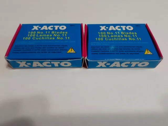 200 Blades #11 Exacto Knife style x-Acto Hobby For Multi Tool Crafts Cutting Lot