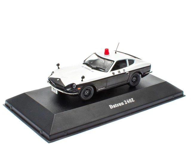 Datsun 240Z Police Die-Cast Métal Modèle Déjà Assemblé Maßstab 1:43