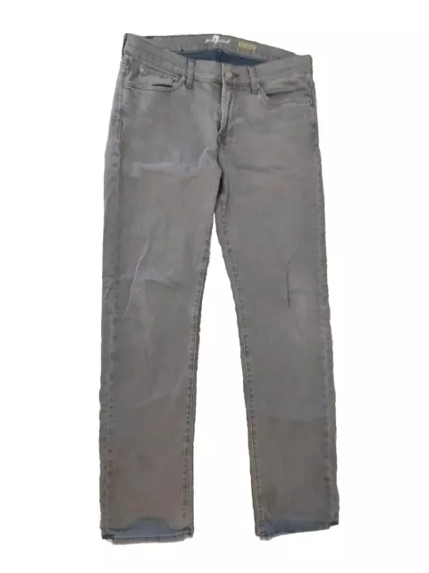 Mens 7 For All Mankind Grey denim Slimmy Jeans w33  B