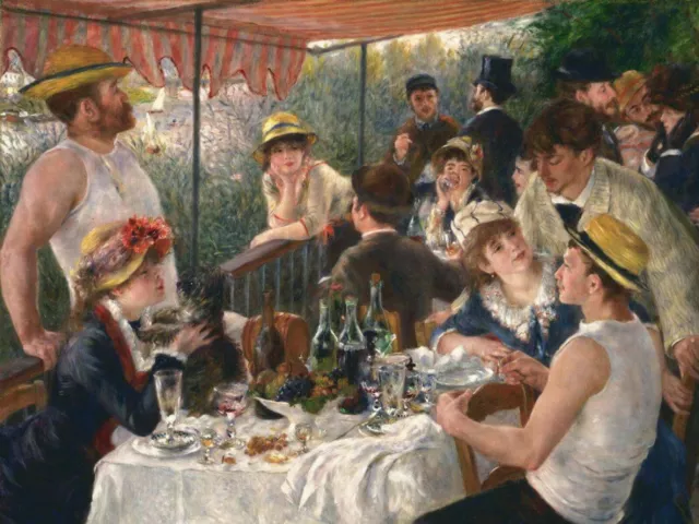 Print -   Luncheon of the boating party - by Pierre-Auguste Renoir