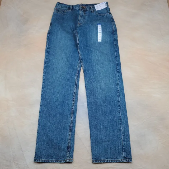 AriZona Jean Co Flex Jean Men 29"W x 32"L Med Stone Blue Relax Fit Straight Leg