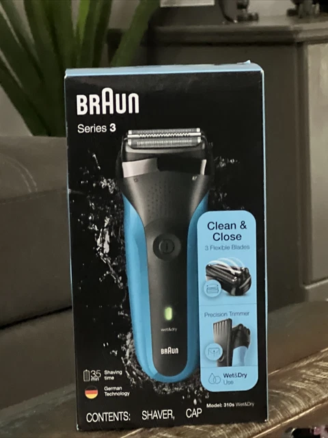 NEW Braun Series 3 310s Cordless Rechargeable Men's Electric Shaver Wet & Dry