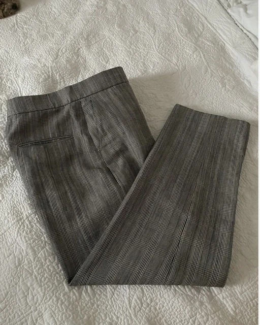 Joseph trousers 42 / 14 houndstooth check Cotton & Linen Mix Slight Barrel Leg Joseph trousers 42 / 14 houndstooth check Cotton & Linen Mix Slight Barrel Leg