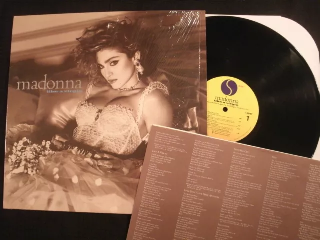 Madonna - Like a Virgin - 1984 Vinyl 12'' Lp. / Shrink VG+/ Vocal Dance Pop