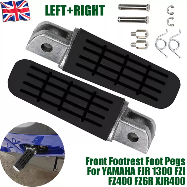 Pair Motorcycle Motorbike Universal Foot Pegs Pedals Front Footrest Foot Pedals