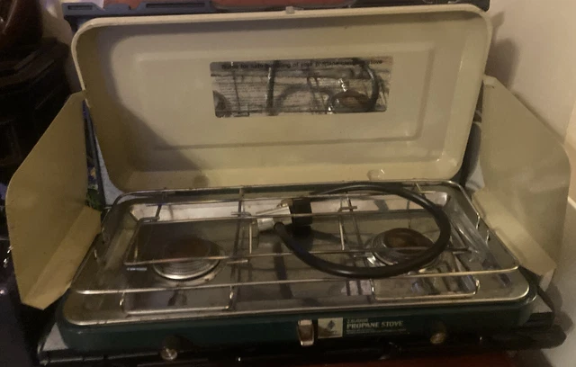 SEARS SIR EDMUND Hillary Single Burner Propane Tank Camping