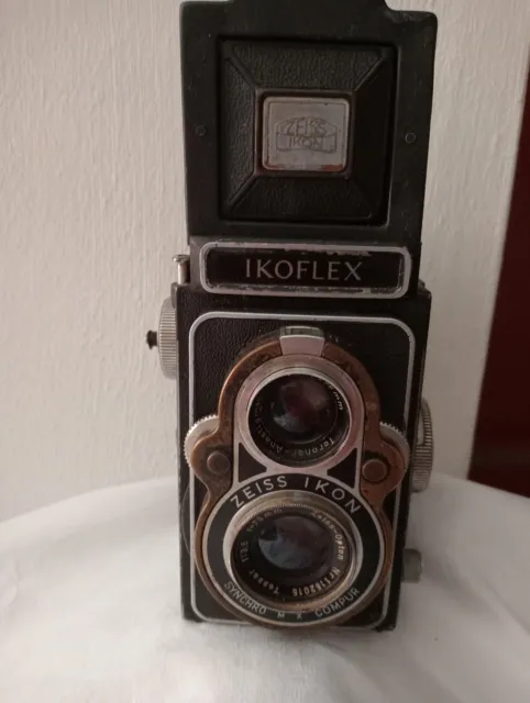 Zeiss Ikon Ikoflex 1922 Made Germany  6x6 TLR Fotocamera Pellicola A Rullo