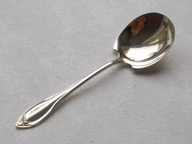 Rare Élégant Cuillère à Crème Art Nouveau En 925er Argent Sterling