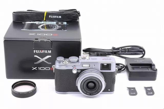 [5200 shots Mint w/Box] Fujifilm Fuji X100S 16.3 MP Digital Camera Silver #01