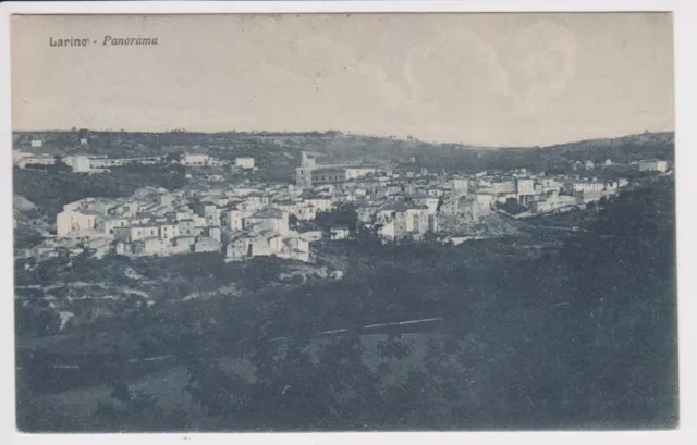 1924 - Antica Cartolina Di Larino - Campobasso - Panorama - Formato Piccolo