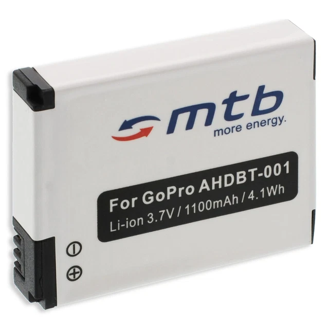 5 Accessoires GOPRO Batterie Bacpac OEM Étendu Puissance HERO4 HERO3