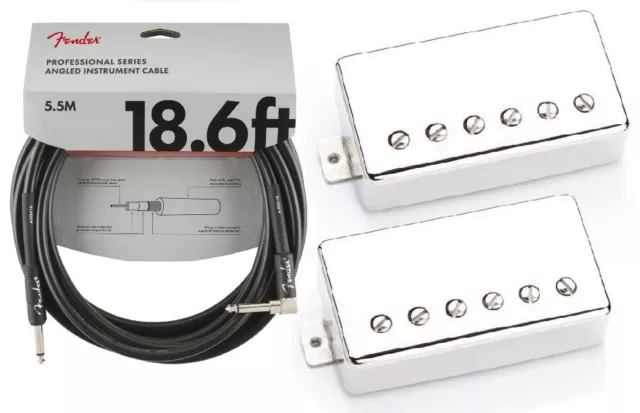 Seymour Duncan Distortion SH-6 Mayhem Nickel Set SH-6b & SH-6n ( FENDER 18FT )