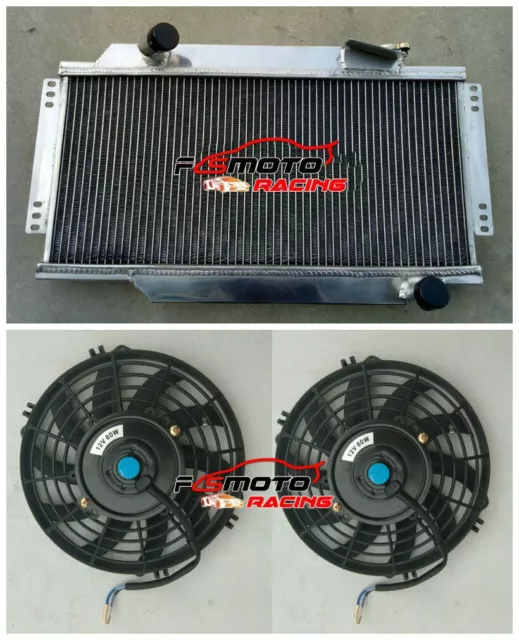 Aluminum Radiator+Fan For 1964 - 1978 1965 Triumph Spitfire MARK III/IV/1500 MT