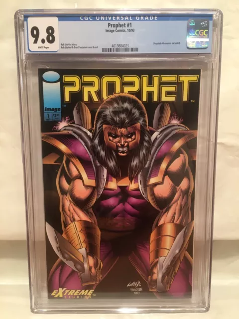 Prophet #1 CGC 9.8 NM/MT w Coupon Rob Liefeld 1993 Image Jake Gyllenhaal Movie