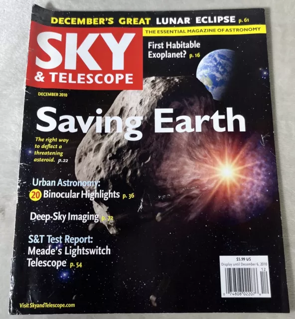 SKY & TELESCOPE Magazine December 2010 Vol 120 No 6 Saving Earth Urban
