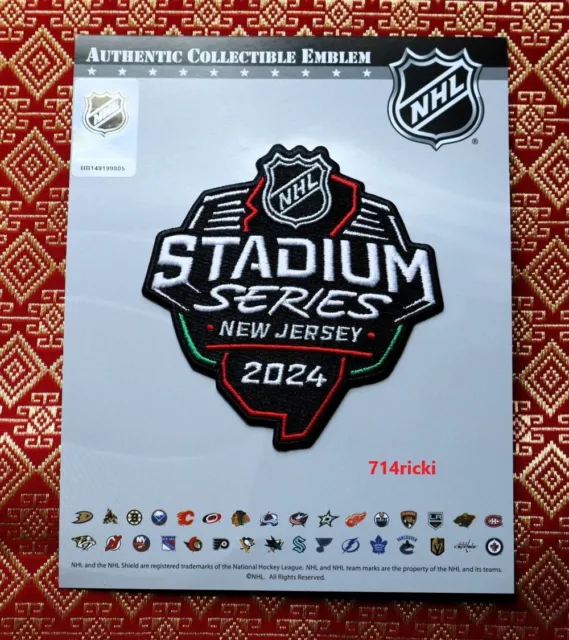 OFFICIAL 2024 NHL Stadium Series Patch Devils vs Flyers and Rangers vs